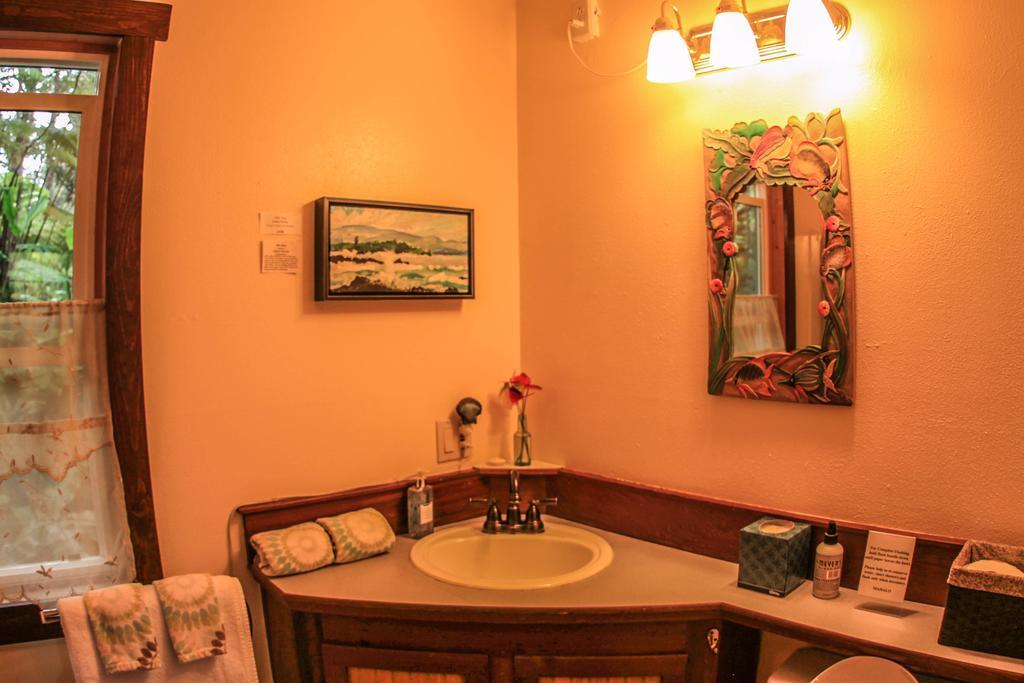 Ferny Hollow: Romantic Rainforest Cottage 볼케이노 외부 사진